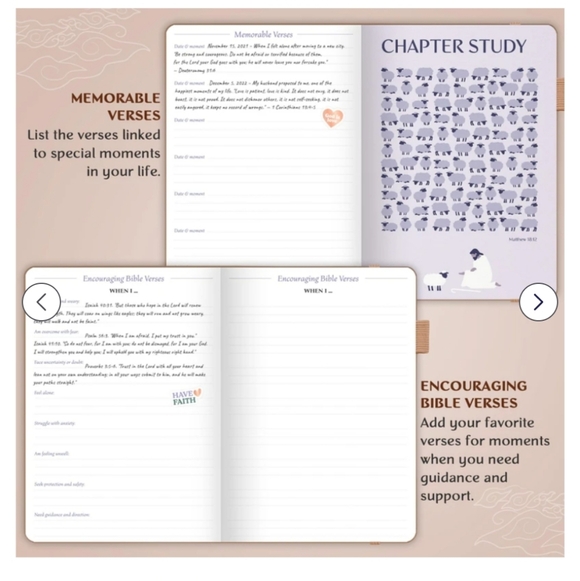 Legend Bible Study Journal – Bible & Church Note Taking & Journaling Notebook – - Picture 4 of 4